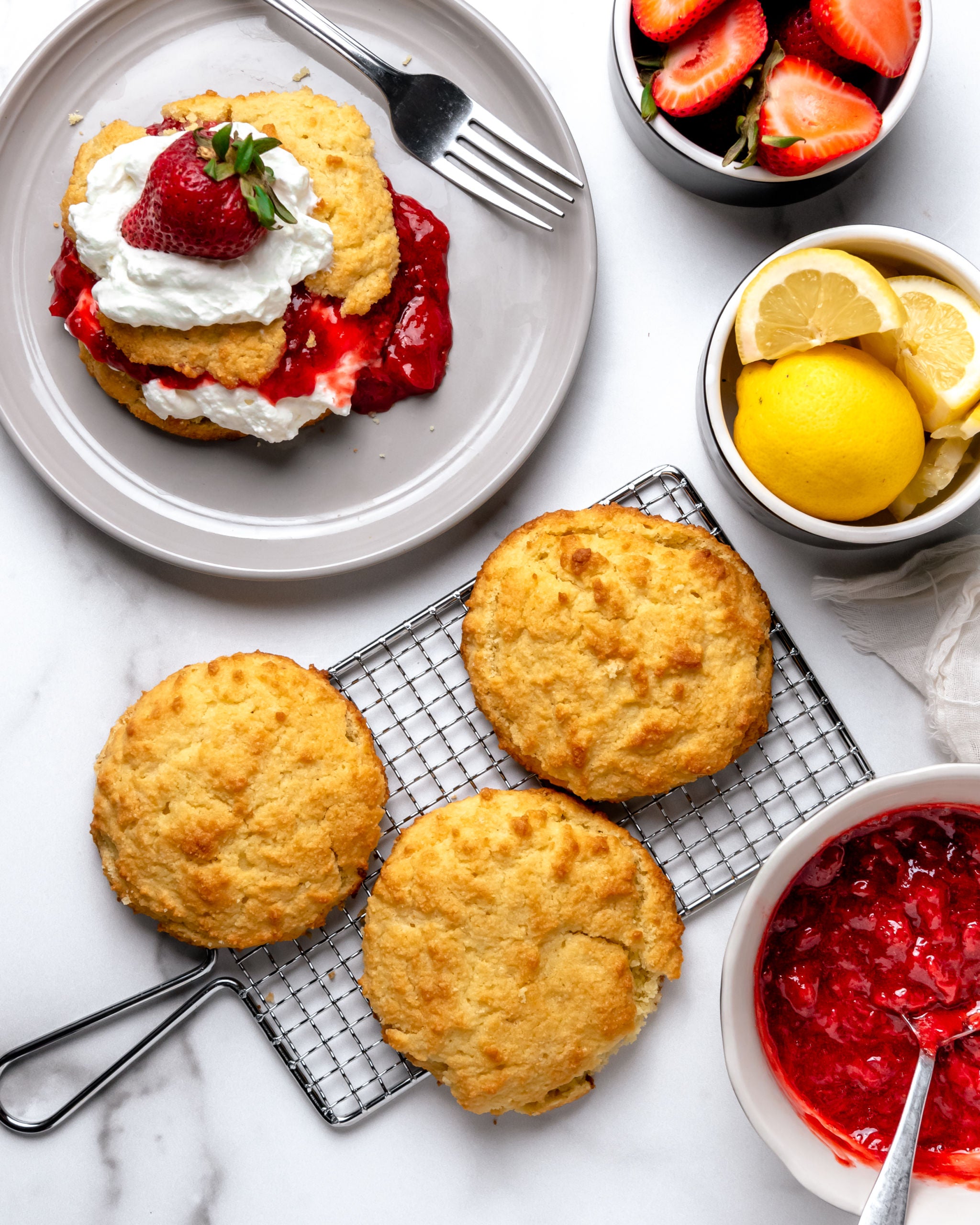 keto strawberry shortcake