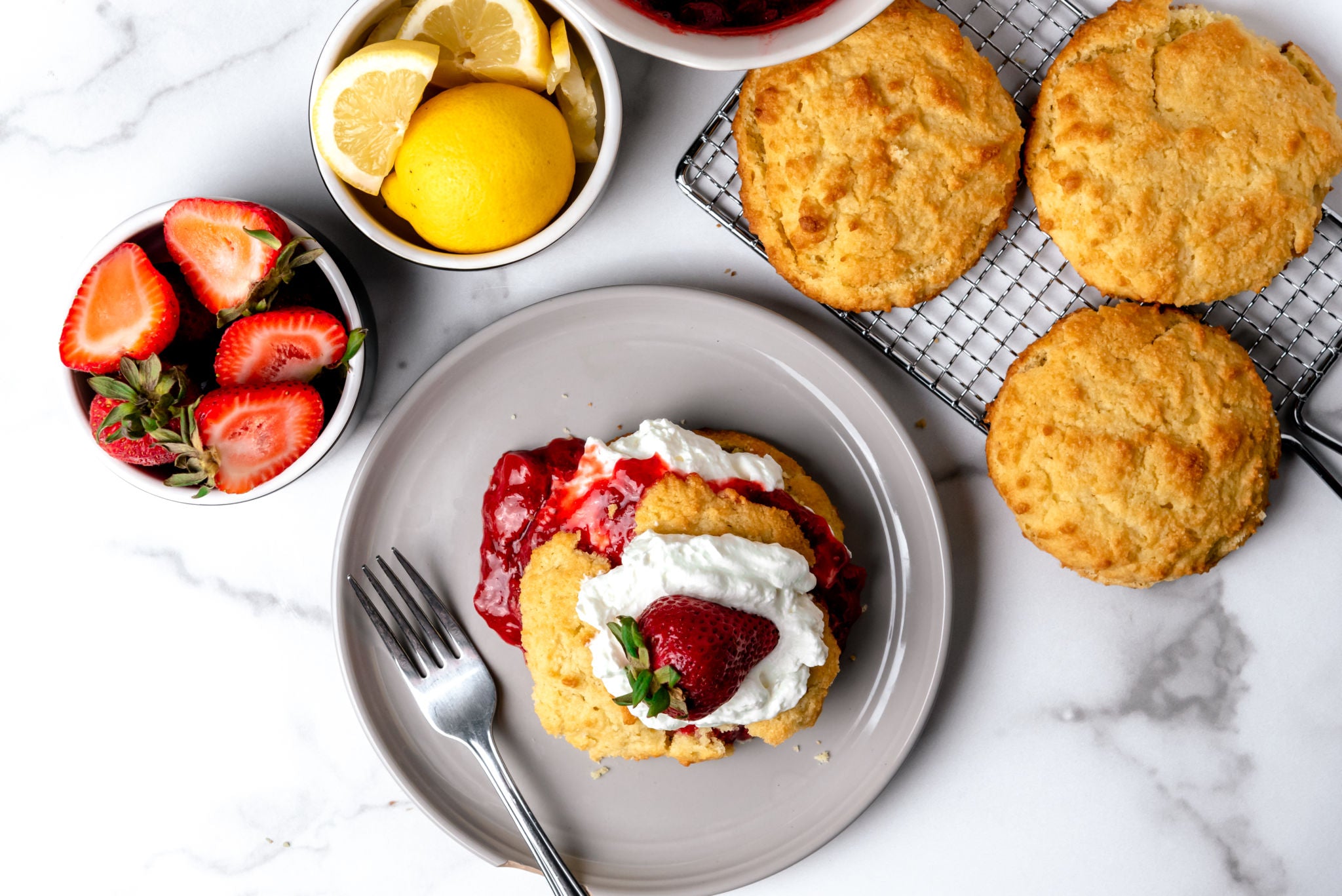 keto strawberry shortcake